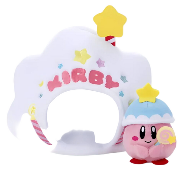 Peluche Kirby dans son étoile blanche