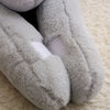 Peluche lapin gris géant