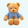 Peluche ourson pull bleu
