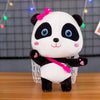 Peluche panda Baby Bus rose