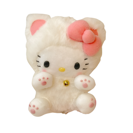 Peluche Hello Kitty avec un déguisement tout mignon