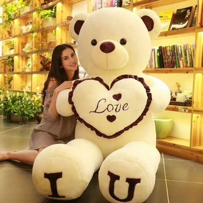 Ours en peluche géant cœur Love