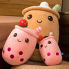 Peluche Bubble tea doux en forme de coussin