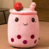 Peluche Bubble tea doux en forme de coussin