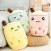 Peluche Bubble tea mignon et doux en forme de coussin