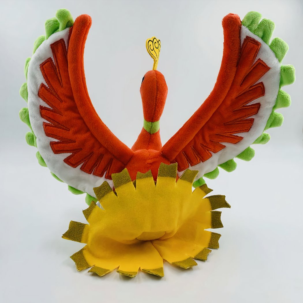 Peluche Pokémon Ho-Oh Vert