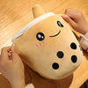 Peluche coussin Bubble tea mignon marron