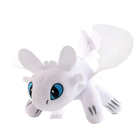 Peluche dragon Furie Éclair