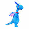 Peluche dragon bleu
