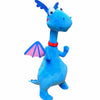 Peluche dragon bleu