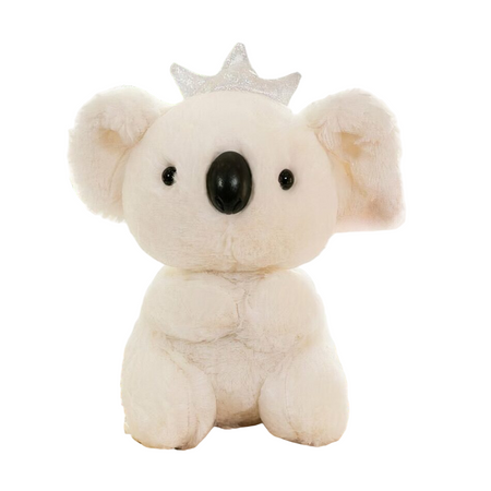 Peluche koala avec couronne