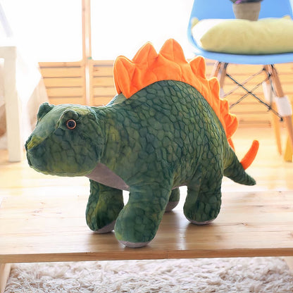 Peluche stégosaure vert