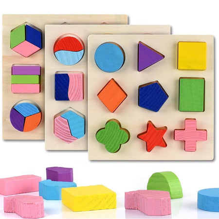 Puzzle Formes en Bois Bébé - Le Royaume du Bébé