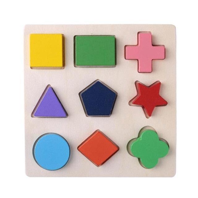 Puzzle Formes en Bois Bébé - Le Royaume du Bébé
