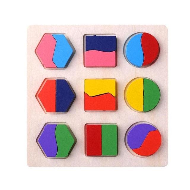 Puzzle Formes en Bois Bébé - Le Royaume du Bébé