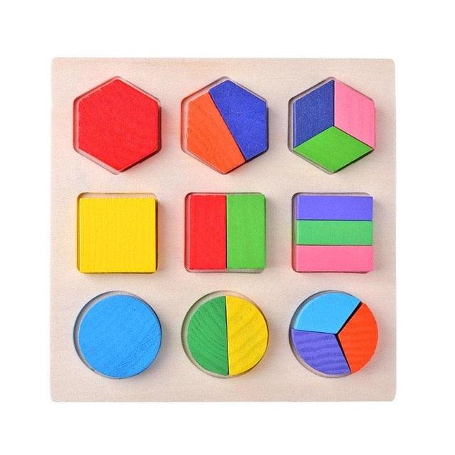 Puzzle Formes en Bois Bébé - Le Royaume du Bébé