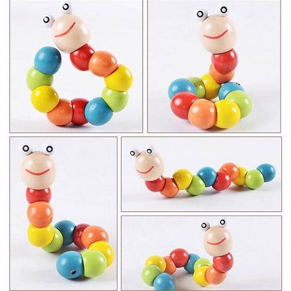 Chenille Bois Montessori - Le Royaume du Bébé