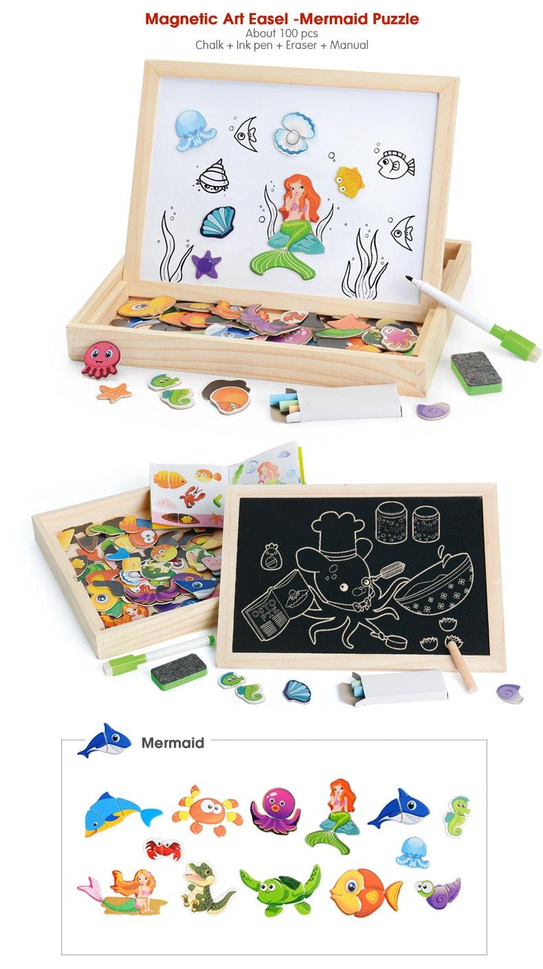 Boite de Dessin en Bois - Le Royaume du Bébé