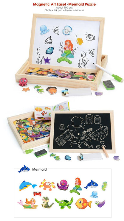 Boite de Dessin en Bois - Le Royaume du Bébé
