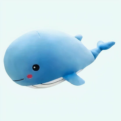 Peluche baleine bleue timide