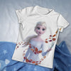 T-shirt la Reine des Neiges blanc