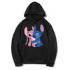 Sweat Noir Stitch et Angel